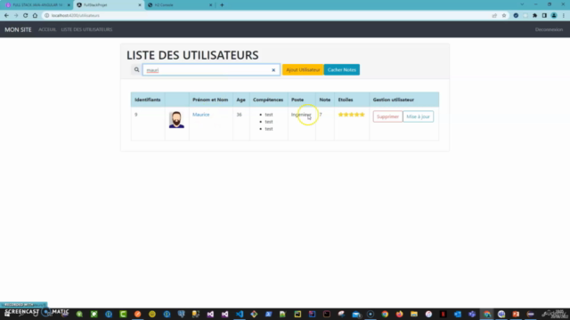 FULL STACK JAVA-ANGULAR 14 [Français] : Back et Front End – Screenshot 4
