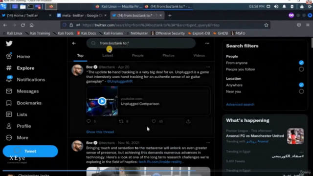 X (Twitter) OSINT Hacking: Ethical Hackers and OSINTeers – Screenshot 2