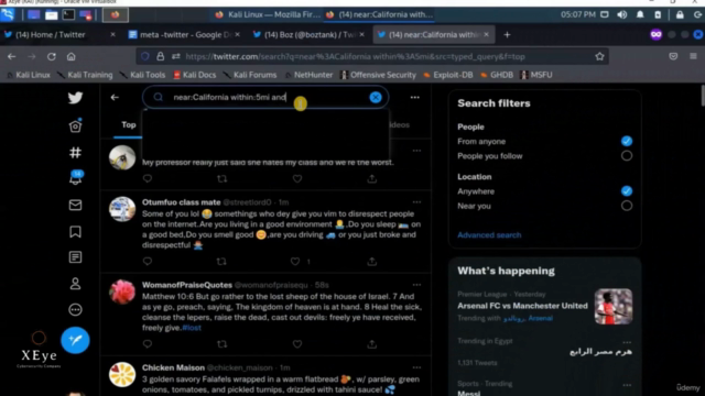 X (Twitter) OSINT Hacking: Ethical Hackers and OSINTeers – Screenshot 3