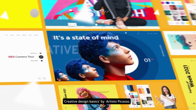 Graphic Design Portfolio and Creative Design Basics – Screenshot 1