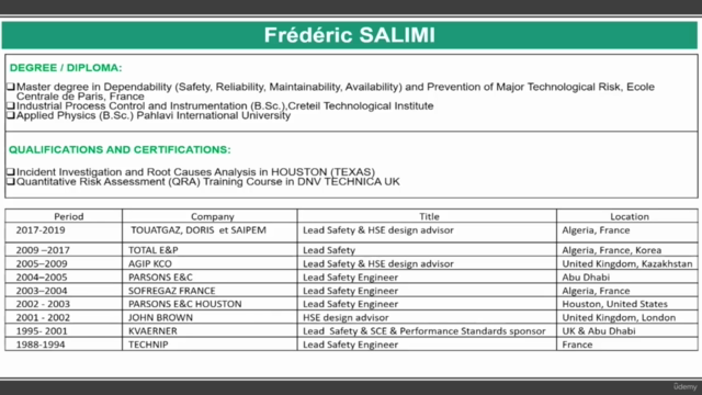 Safety and Environmental Critical Elements (SCE) – Screenshot 1