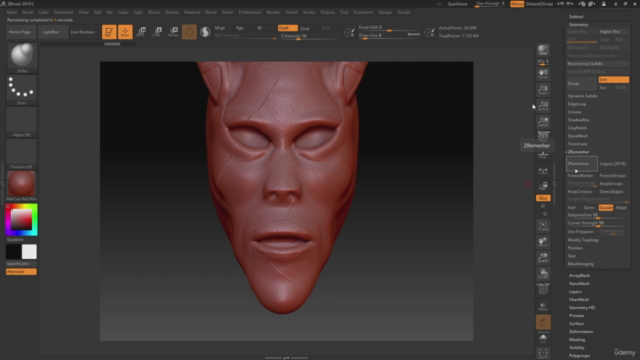 Yeni Başlayanlar İçin Baştan Sona Zbrush Kursu – Screenshot 4
