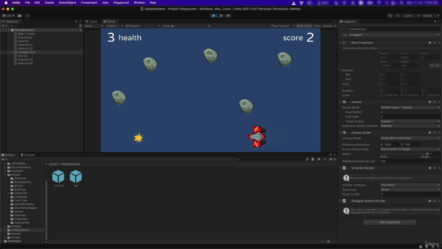 مدخل لتطوير الالعاب (بدون برمجة) للمبتدئين Unity Playground – Screenshot 3