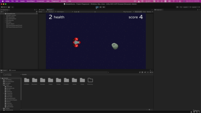 مدخل لتطوير الالعاب (بدون برمجة) للمبتدئين Unity Playground – Screenshot 4