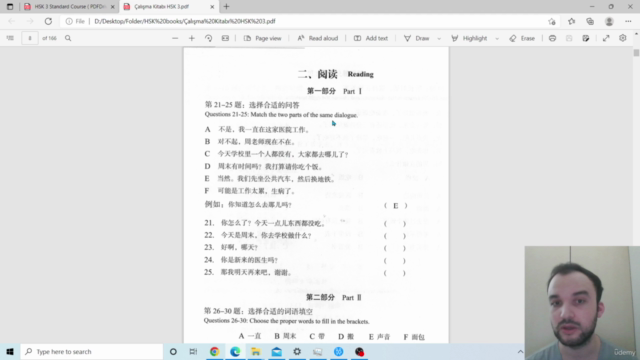Çince HSK 3 Kursu: Konu Anlatımı ve HSK Soru Çözümleri - Screenshot_04