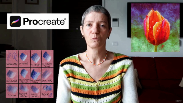 Dipinto digitale ad olio con Procreate (iPad) e tela 3D – Screenshot 4