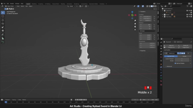 Complete Blender: 3D Modelling for Beginners – Screenshot 2