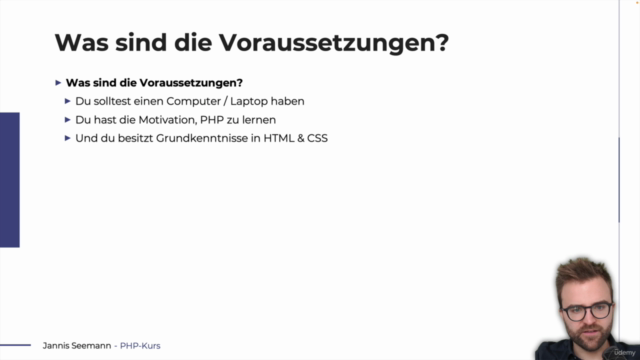 PHP: Der ultimative Komplettkurs für Webentwicklung mit PHP – Screenshot 1