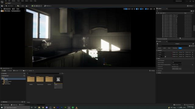 Creating a Kitchen Environment in Blender and Unreal Engine – Screenshot 4