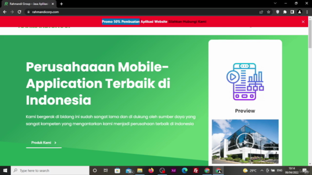 Cara Membuat Website Company Profile dengan WordPress – Screenshot 1
