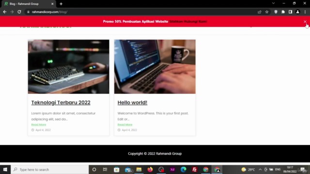 Cara Membuat Website Company Profile dengan WordPress – Screenshot 3