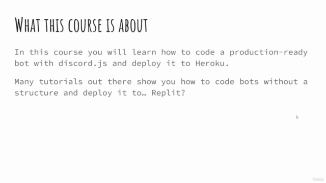 Building a Discord Bot w/ discord.js, Typescript and Heroku – Screenshot 1