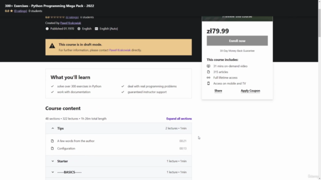 300+ Exercises - Python Programming Mega Pack – Screenshot 2