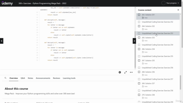300+ Exercises - Python Programming Mega Pack – Screenshot 3