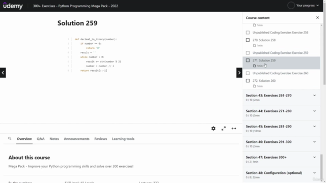 300+ Exercises - Python Programming Mega Pack – Screenshot 4