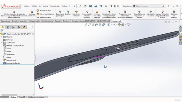 Solidworks Troqueles Progresivos / Logopress 3D – Screenshot 1