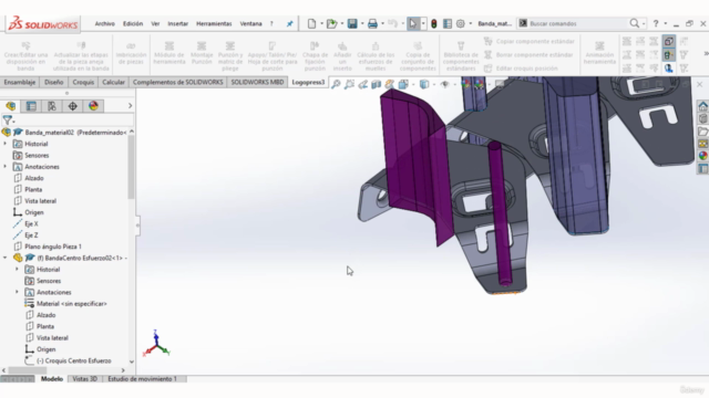 Solidworks Troqueles Progresivos / Logopress 3D – Screenshot 2