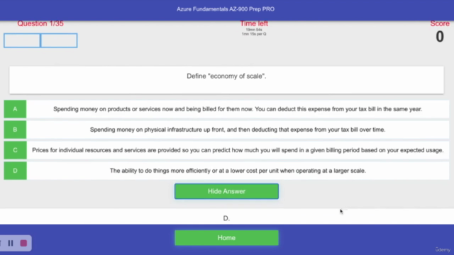 2022 Azure Fundamentals AZ900 Certification Exam Preparation - Screenshot_01