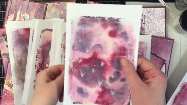 Gelli Printing with Alcohol Inks – Screenshot 1