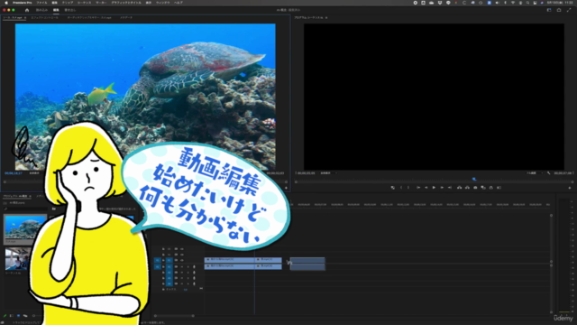 テレビ番組編集マンが教える!【初心者向け】PremiereProを学ぶ前の基礎知識 レッスン#0 – Screenshot 1