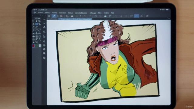 LES COMICS: Croquis, encrage et couleur – Screenshot 2