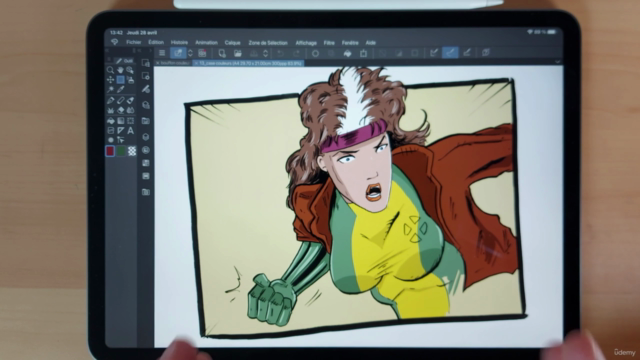 LES COMICS: Croquis, encrage et couleur – Screenshot 3