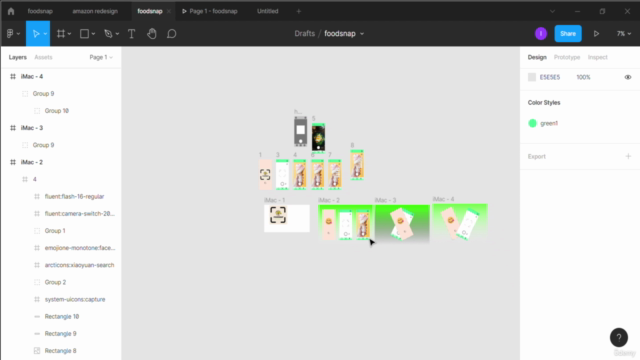 Designing Foodsnap app design in Figma - Screenshot_04