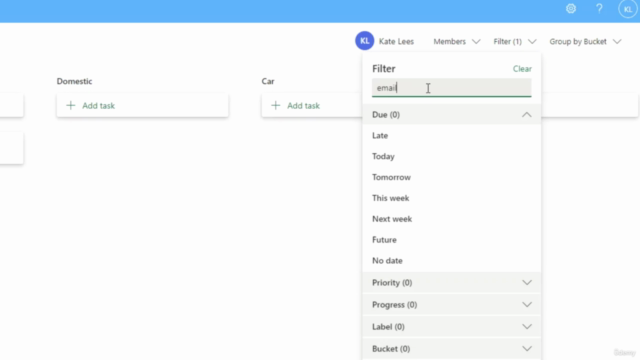 Organise Personal and Work Projects in Microsoft Planner – Screenshot 4