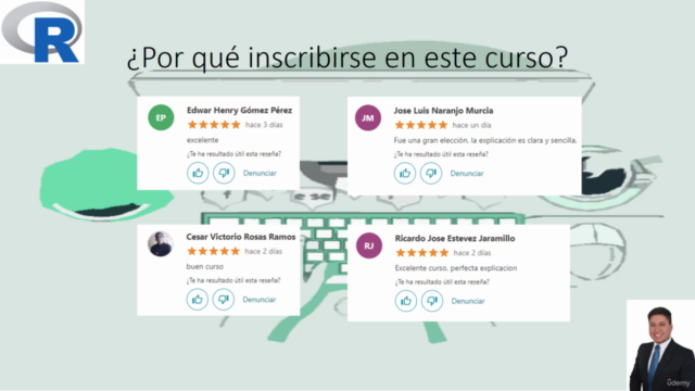 Curso Master en Estadística experimental en R y RStudio – Screenshot 4