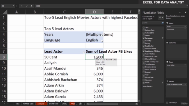 Microsoft Excel Skill for Data Analyst – Screenshot 2