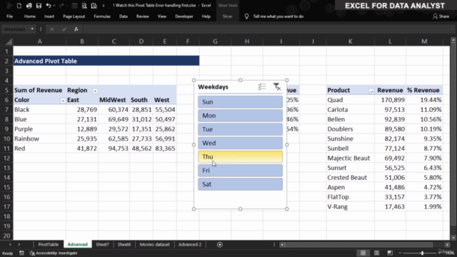 Microsoft Excel Skill for Data Analyst – Screenshot 3