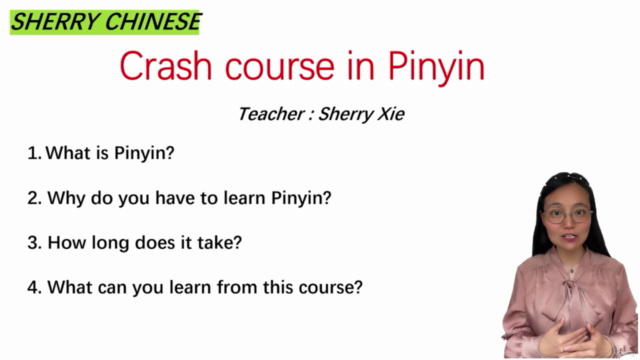 Learn Chinese Pinyin Course Basic Chinese,Chinese Alphabets – Screenshot 1