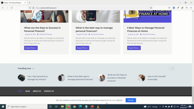 How to Create a Blog Website with WordPress and Elementor – Screenshot 3