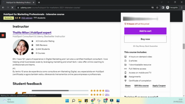 HubSpot Workflows & Reporting for Marketing Professionals – Screenshot 2