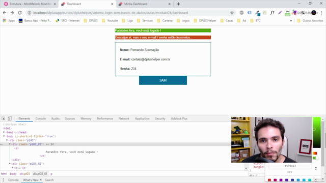 Desenvolvedor Web : PHP : Sistema de Login sem Banco de dado – Screenshot 3