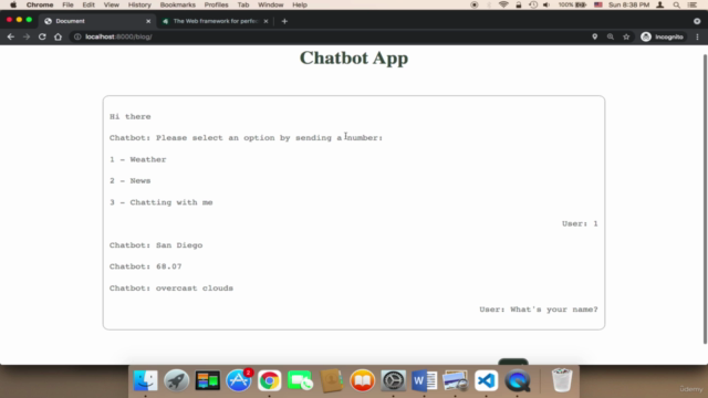 Django | Build a Chatbot as a Personal Assistant Using AI - Screenshot_04