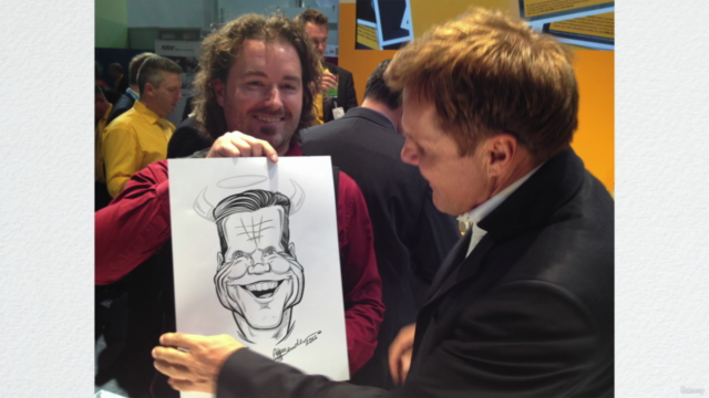 Aufbaukurs Karikaturen zeichnen – Screenshot 1