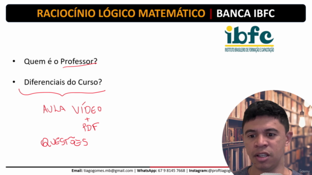 Curso de Raciocínio Lógico-Matemático Banca IBFC – Screenshot 2