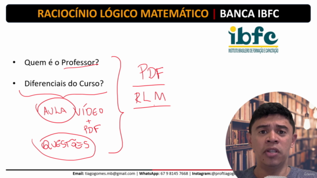 Curso de Raciocínio Lógico-Matemático Banca IBFC – Screenshot 3