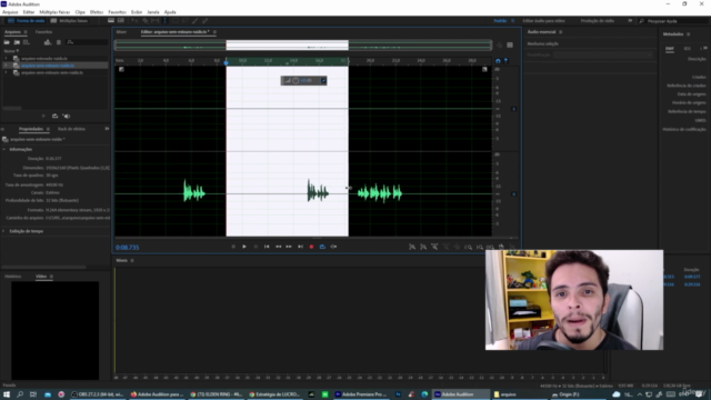 Adobe Audition : Youtube 2022 : Edição de Áudio - Screenshot_03