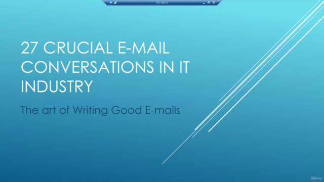 Top 27 E-Mail Conversations in IT industry. – Screenshot 1