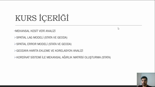 Mekansal Ekonometri (Kesit ve Panel, Stata Uygulamalı) – Screenshot 2