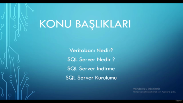 Microsoft SQL Server | Uygulamalı Temel SQL Eğitimi – Screenshot 1