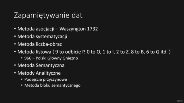 Kurs techniki efektywnej nauki – Screenshot 1