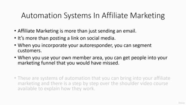 Affiliate Marketing Masterclass: Fast Track Training – Screenshot 4