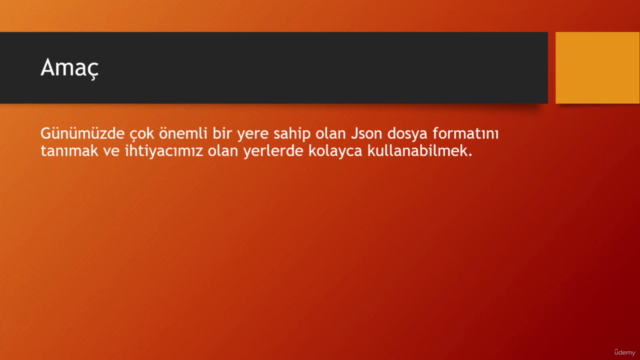 Json Başlangıç ve İleri seviye – Screenshot 4