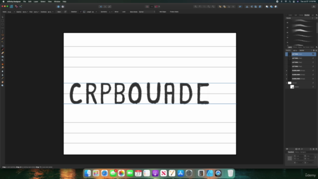 Create your own font with Affinity Designer and Glyphs Mini – Screenshot 4