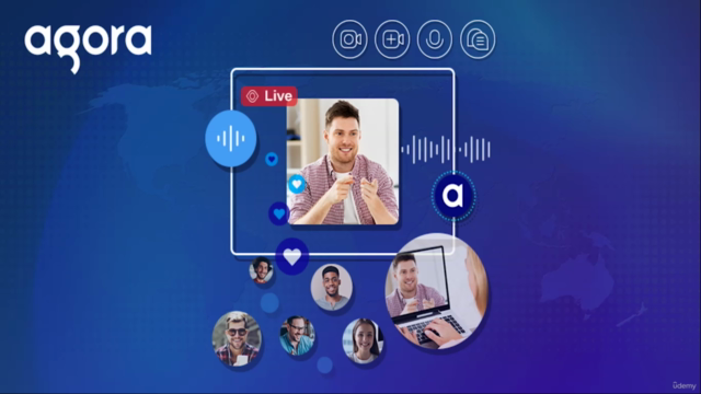 Create a live streaming website - Agora Web SDK – Screenshot 1