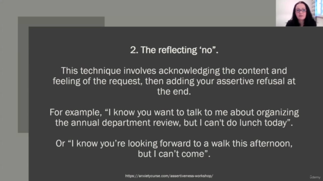 Assertiveness Workshop: 6 Ways How To Say *No* – Screenshot 2