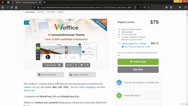 Intranet en WordPress con Woffice - Screenshot_01